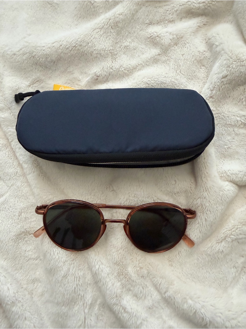 Women's Baia Round Frame Metal Sunglasses - Copper Forest — image 5 of 7